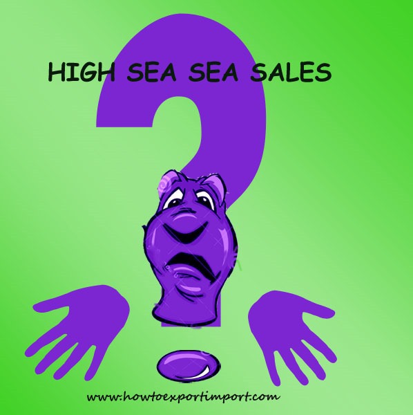 Can high sea sales possible under air shipment?